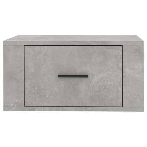 Zidni noćni ormarić siva boja betona 50x36x25 cm - Beton siva 1 Cijena