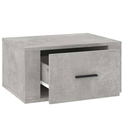 Zidni noćni ormarić siva boja betona 50x36x25 cm - Beton siva 1 Cijena