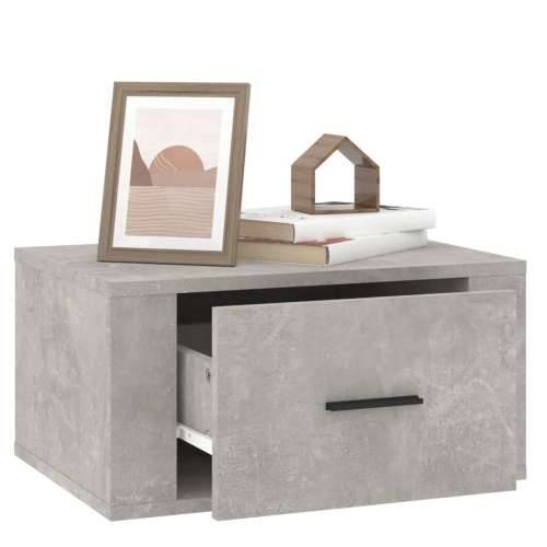 Zidni noćni ormarići 2 kom siva boja betona 50x36x25 cm - Beton siva 2 Cijena