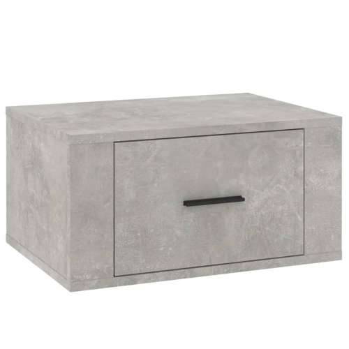 Zidni noćni ormarići 2 kom siva boja betona 50x36x25 cm - Beton siva 2 Cijena