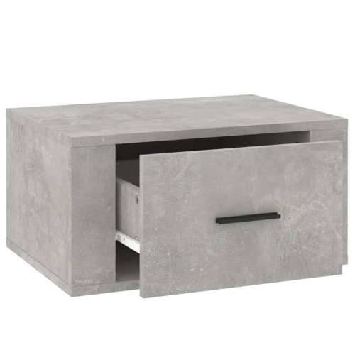Zidni noćni ormarići 2 kom siva boja betona 50x36x25 cm - Beton siva 2 Cijena