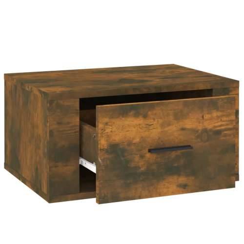 Zidni noćni ormarići 2 kom dimljenog hrasta 50x36x25 cm - Dimljeni hrast 2 Cijena