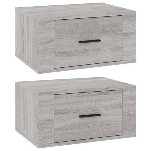 Zidni noćni ormarići 2 kom Boja sivog hrasta sonome 50x36x25 cm - Sivi hrast sonoma 2 Cijena