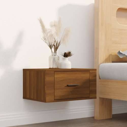 Zidni noćni ormarići 2 kom smeđa boja hrasta 50x36x25 cm - Smeđi hrast 2 Cijena
