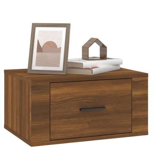 Zidni noćni ormarići 2 kom smeđa boja hrasta 50x36x25 cm - Smeđi hrast 2 Cijena