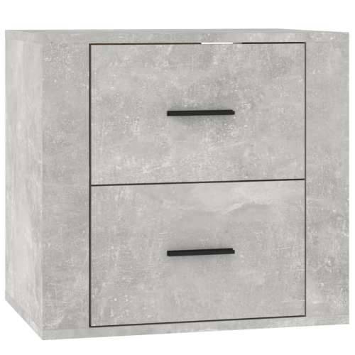 Zidni noćni ormarić siva boja betona 50x36x47 cm - Beton siva 1 Cijena