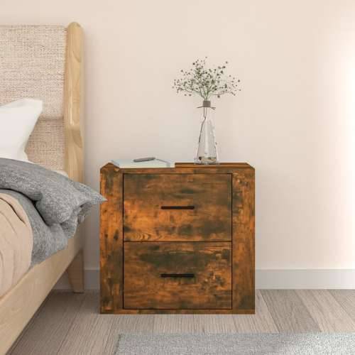 Zidni noćni ormarić boja dimljenog hrasta 50x36x47 cm - Dimljeni hrast 1 Cijena