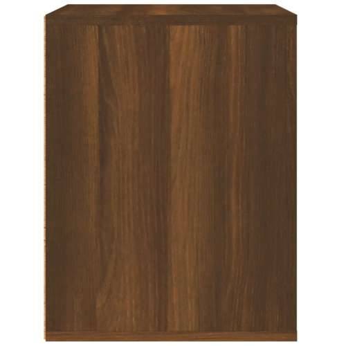 Zidni noćni ormarić boja smeđeg hrasta 50x36x47 cm - Smeđi hrast 1 Cijena
