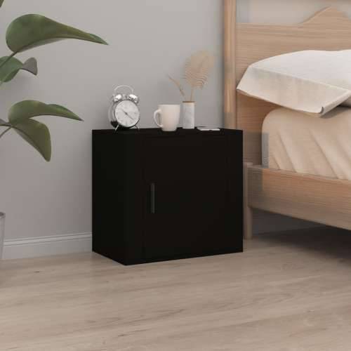 Zidni noćni ormarići 2 kom Crna 50x36x47 cm - Crna 2 Cijena