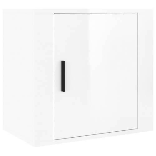 Zidni noćni ormarić bijeli visokog sjaja 50x36x47 cm - Visoko sjajno bijela 1 Cijena