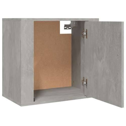 Zidni noćni ormarići 2 kom siva boja betona 50x30x47 cm - Beton siva 2 Cijena
