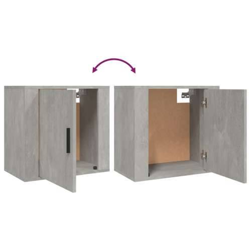 Zidni noćni ormarići 2 kom siva boja betona 50x30x47 cm - Beton siva 2 Cijena