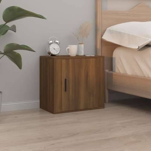 Zidni noćni ormarići 2 kom smeđa boja hrasta 50x30x47 cm - Smeđi hrast 2 Cijena