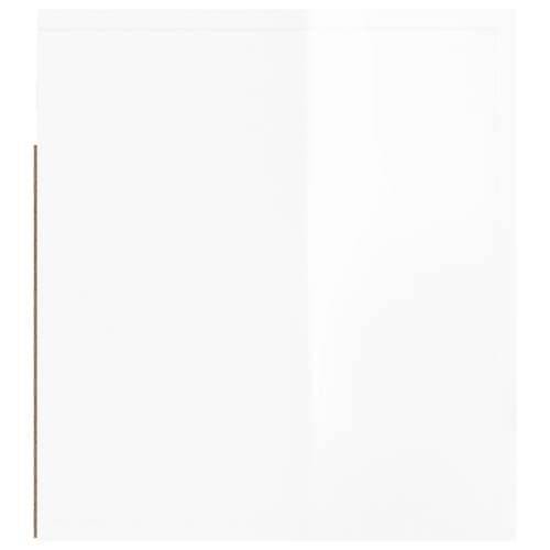 Zidni noćni ormarići 2 kom visoki sjaj bijeli 50x36x40 cm - Visoko sjajno bijela 2 Cijena