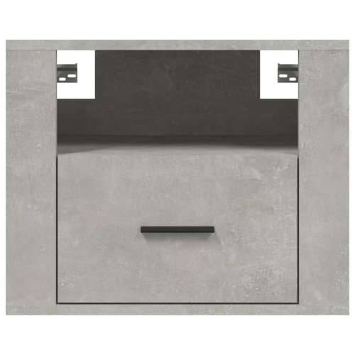Zidni noćni ormarići 2 kom siva boja betona 50x36x40 cm - Beton siva 2 Cijena