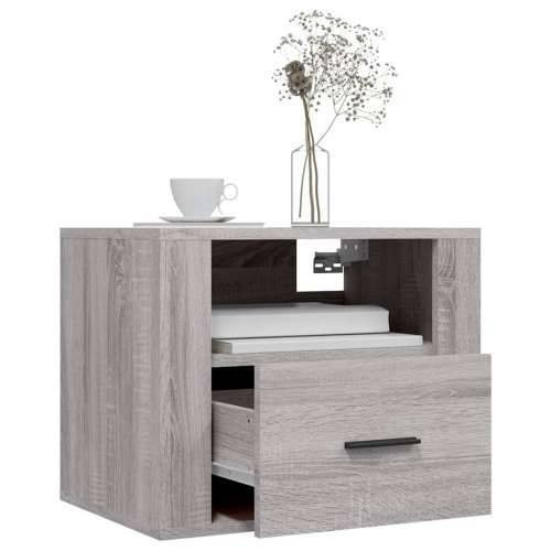 Zidni noćni ormarići 2 kom Boja sivog hrasta sonome 50x36x40 cm - Sivi hrast sonoma 2 Cijena
