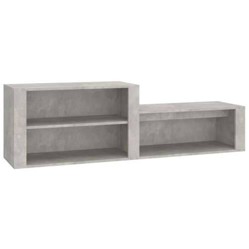 Ormarić za cipele boja betona 150x35x45 cm konstruirano drvo - Beton siva 1 Cijena