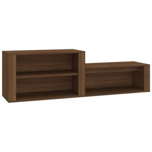 Ormarić za cipele smeđi hrast 150x35x45 cm konstruirano drvo - Smeđi hrast 1 Cijena