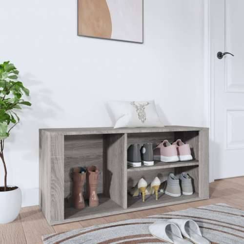 Ormarić za cipele sivi hrast 100x35x45 cm konstruirano drvo - Sivi hrast sonoma 1 Cijena