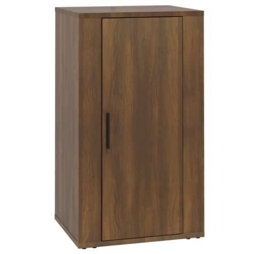 Komoda Smeđi hrast 40 x 33 x 70 cm konstruirano drvo - Smeđi hrast 1 Cijena