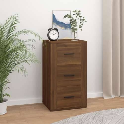 Komoda Smeđi hrast 40 x 33 x 70 cm konstruirano drvo - Smeđi hrast 1 Cijena