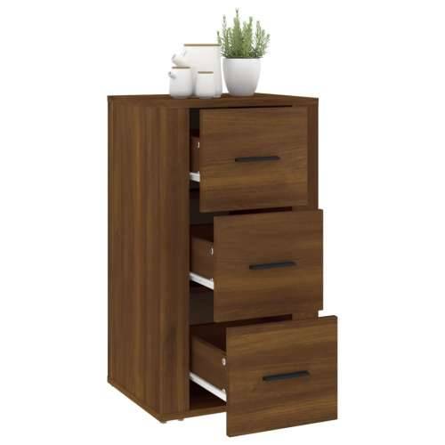 Komoda Smeđi hrast 40 x 33 x 70 cm konstruirano drvo - Smeđi hrast 1 Cijena