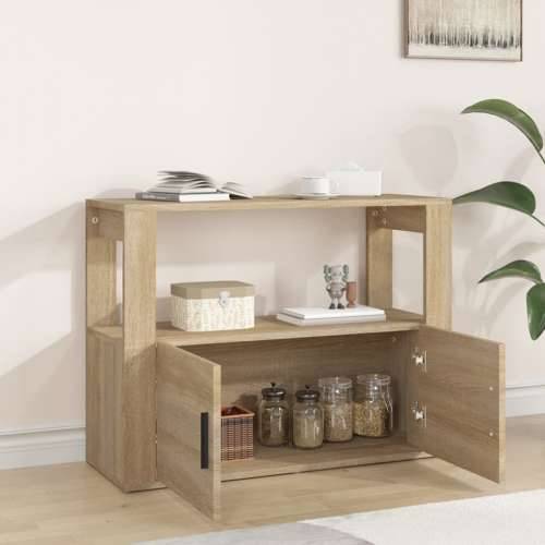 Komoda boja hrasta sonome 80x30x60 cm konstruirano drvo - sonoma hrast 1 Cijena