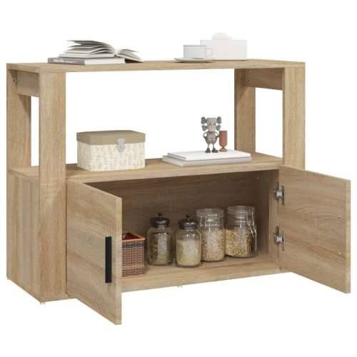 Komoda boja hrasta sonome 80x30x60 cm konstruirano drvo - sonoma hrast 1 Cijena