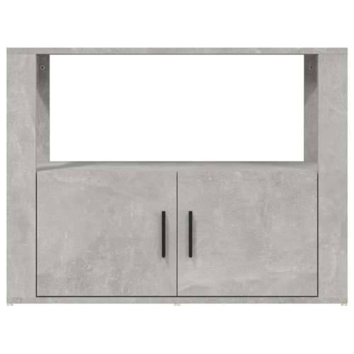 Komoda siva boja betona 80x30x60 cm od konstruiranog drva - Beton siva 1 Cijena