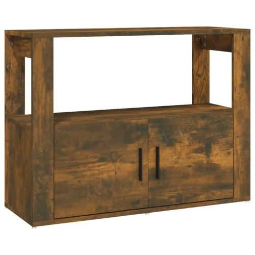 Komoda boja dimljenog hrasta 80x30x60 cm od konstruiranog drva - Dimljeni hrast 1 Cijena