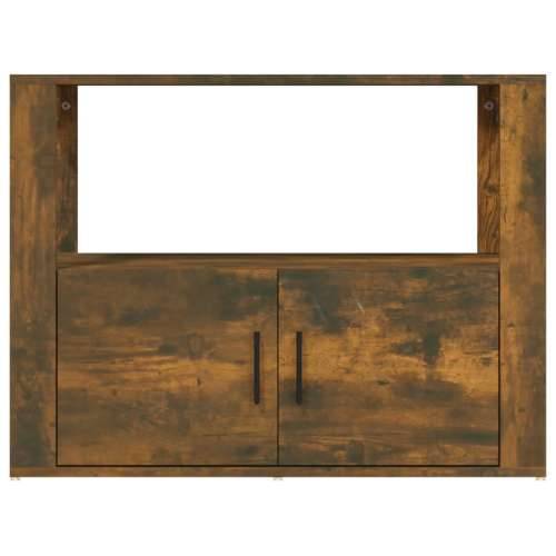 Komoda boja dimljenog hrasta 80x30x60 cm od konstruiranog drva - Dimljeni hrast 1 Cijena
