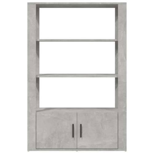 Komoda siva boja betona 80x30x119,5 cm od konstruiranog drva - Beton siva 1 Cijena