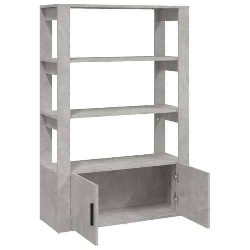 Komoda siva boja betona 80x30x119,5 cm od konstruiranog drva - Beton siva 1 Cijena