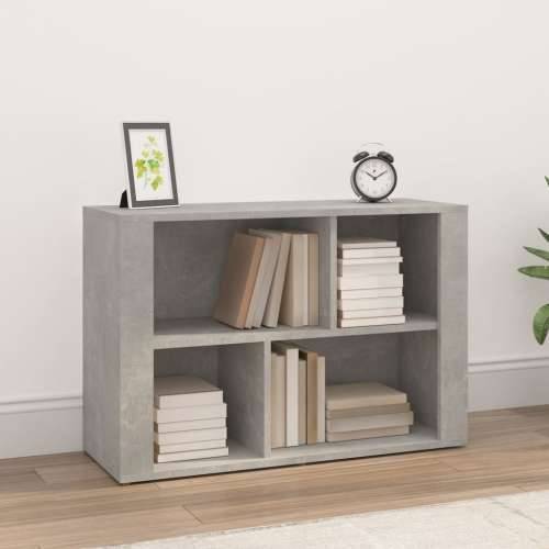 Komoda siva boja betona 80x30x54 cm od konstruiranog drva - Beton siva 1 Cijena