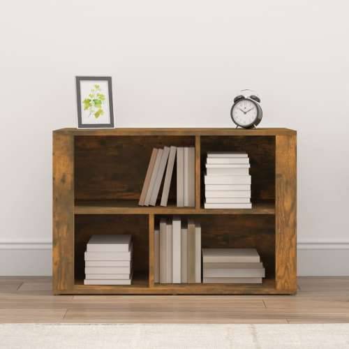 Komoda boja dimljenog hrasta 80x30x54 cm od konstruiranog drva - Dimljeni hrast 1 Cijena