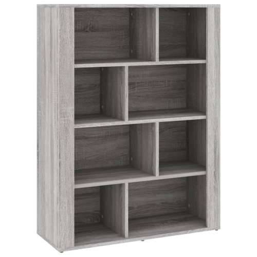 Komoda sivog hrasta sonome 80x30x106 cm od konstruiranog drva - Sivi hrast sonoma 1 Cijena