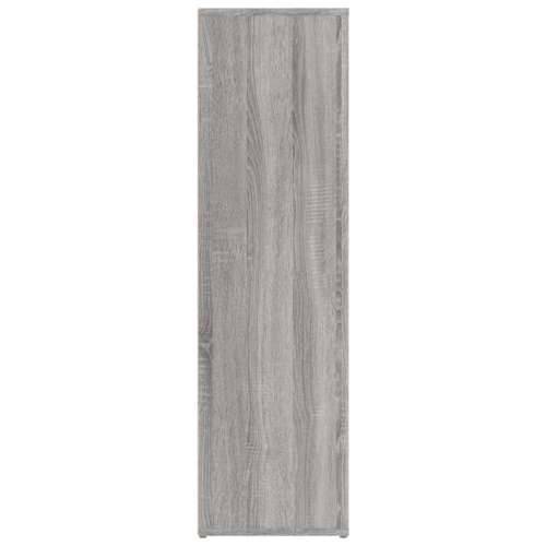Komoda sivog hrasta sonome 80x30x106 cm od konstruiranog drva - Sivi hrast sonoma 1 Cijena