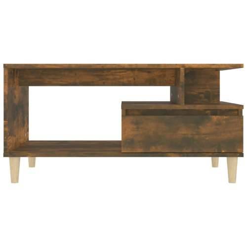 Stolić za kavu boja hrasta 90x49x45 cm konstruirano drvo - Dimljeni hrast 1 Cijena