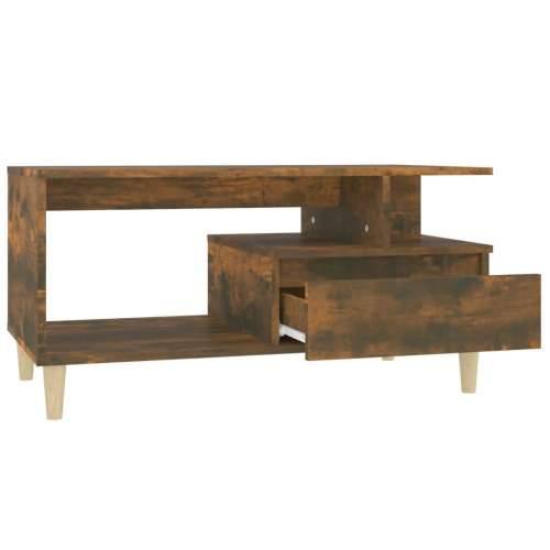 Stolić za kavu boja hrasta 90x49x45 cm konstruirano drvo - Dimljeni hrast 1 Cijena