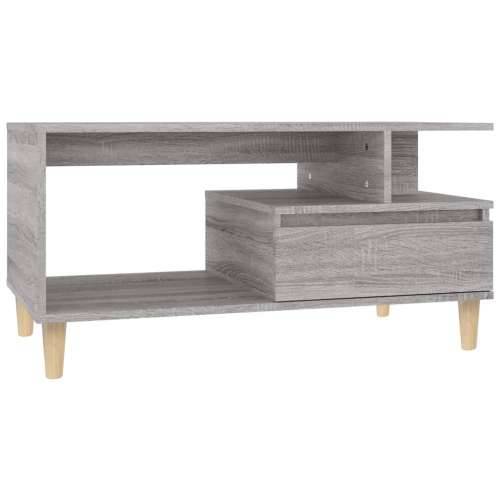 Stolić za kavu boja sivog hrasta 90x49x45 cm konstruirano drvo - Sivi hrast sonoma 1 Cijena