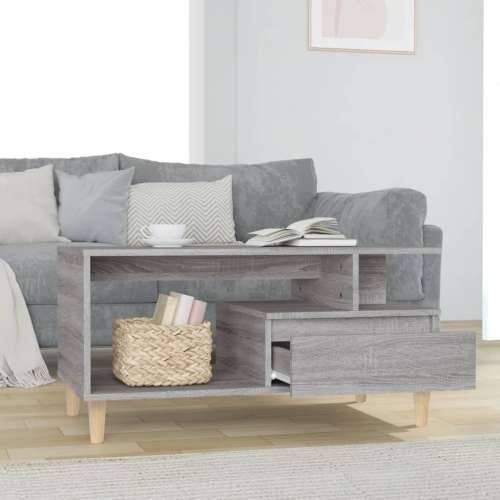 Stolić za kavu boja sivog hrasta 90x49x45 cm konstruirano drvo - Sivi hrast sonoma 1 Cijena