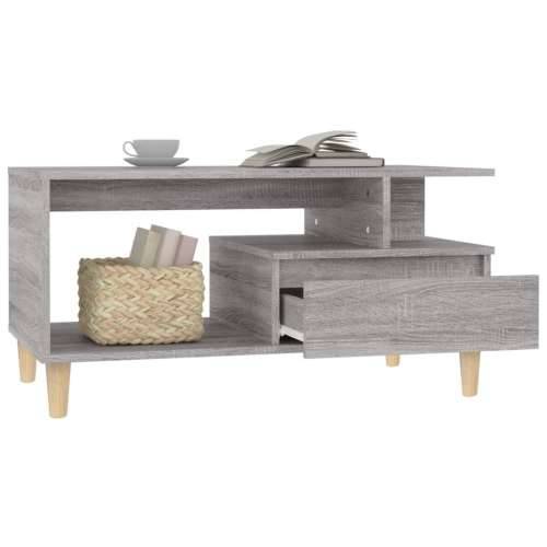 Stolić za kavu boja sivog hrasta 90x49x45 cm konstruirano drvo - Sivi hrast sonoma 1 Cijena