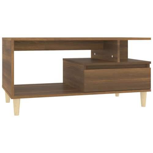 Stolić za kavu smeđi hrast 90x49x45 cm konstruirano drvo - Smeđi hrast 1 Cijena