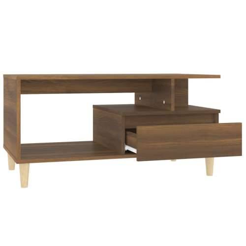 Stolić za kavu smeđi hrast 90x49x45 cm konstruirano drvo - Smeđi hrast 1 Cijena