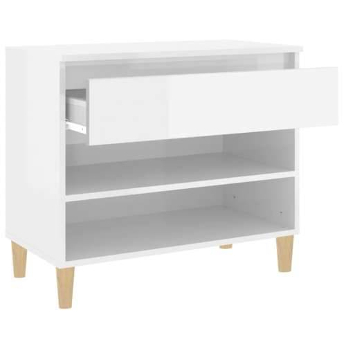 Ormarić za cipele sjajni bijeli 70x36x60 cm konstruirano drvo - Visoko sjajno bijela 1 Cijena