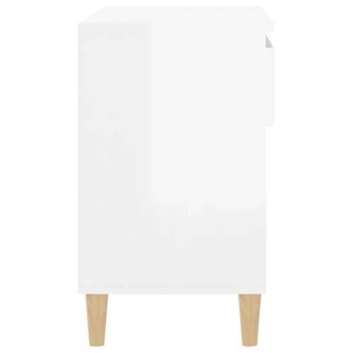 Ormarić za cipele sjajni bijeli 70x36x60 cm konstruirano drvo - Visoko sjajno bijela 1 Cijena