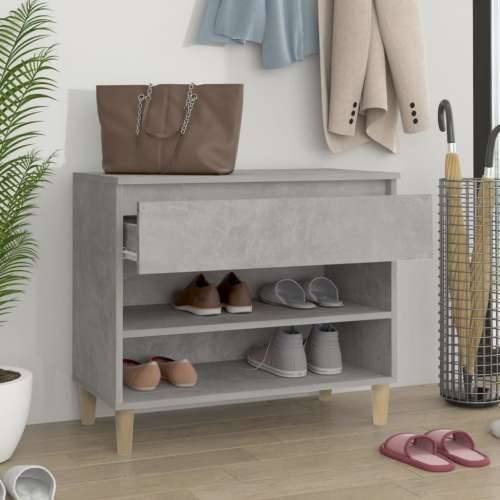 Ormarić za cipele boja betona 70 x 36 x 60 cm konstruirano drvo - Beton siva 1 Cijena