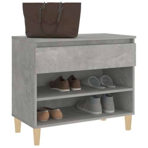 Ormarić za cipele boja betona 70 x 36 x 60 cm konstruirano drvo - Beton siva 1 Cijena