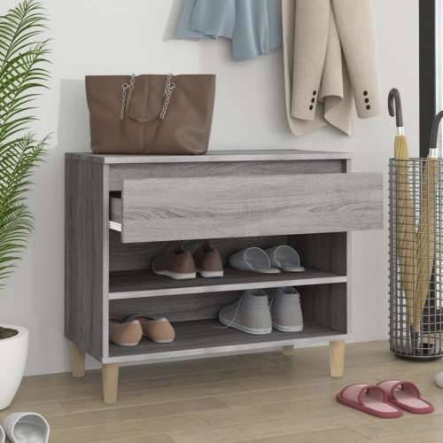 Ormarić za cipele boja hrasta 70 x 36 x 60 cm konstruirano drvo - Sivi hrast sonoma 1 Cijena