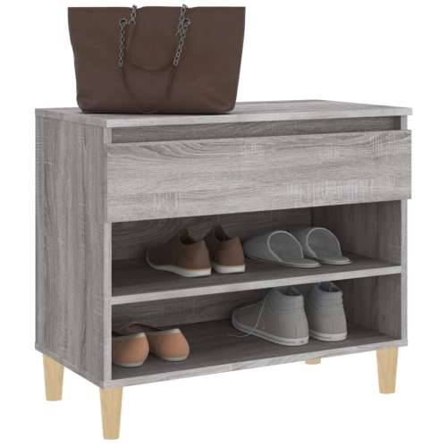 Ormarić za cipele boja hrasta 70 x 36 x 60 cm konstruirano drvo - Sivi hrast sonoma 1 Cijena